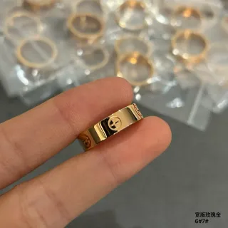 Cartier Love Wide Rose Gold Screw Motif Ring