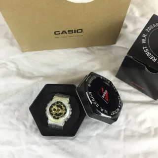 Casio Baby-G GA-110 স্বচ্ছ সোনার রেজিন কেস ডায়াল অ্যাকসেন্টস ঘড়ি