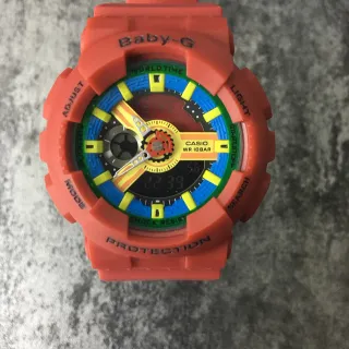 Casio Baby-G multicolor resistente analógico-digital reloj deportivo