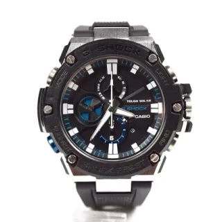 Casio Black Blue Rugged Multi-Layered Bezel Dial Watch