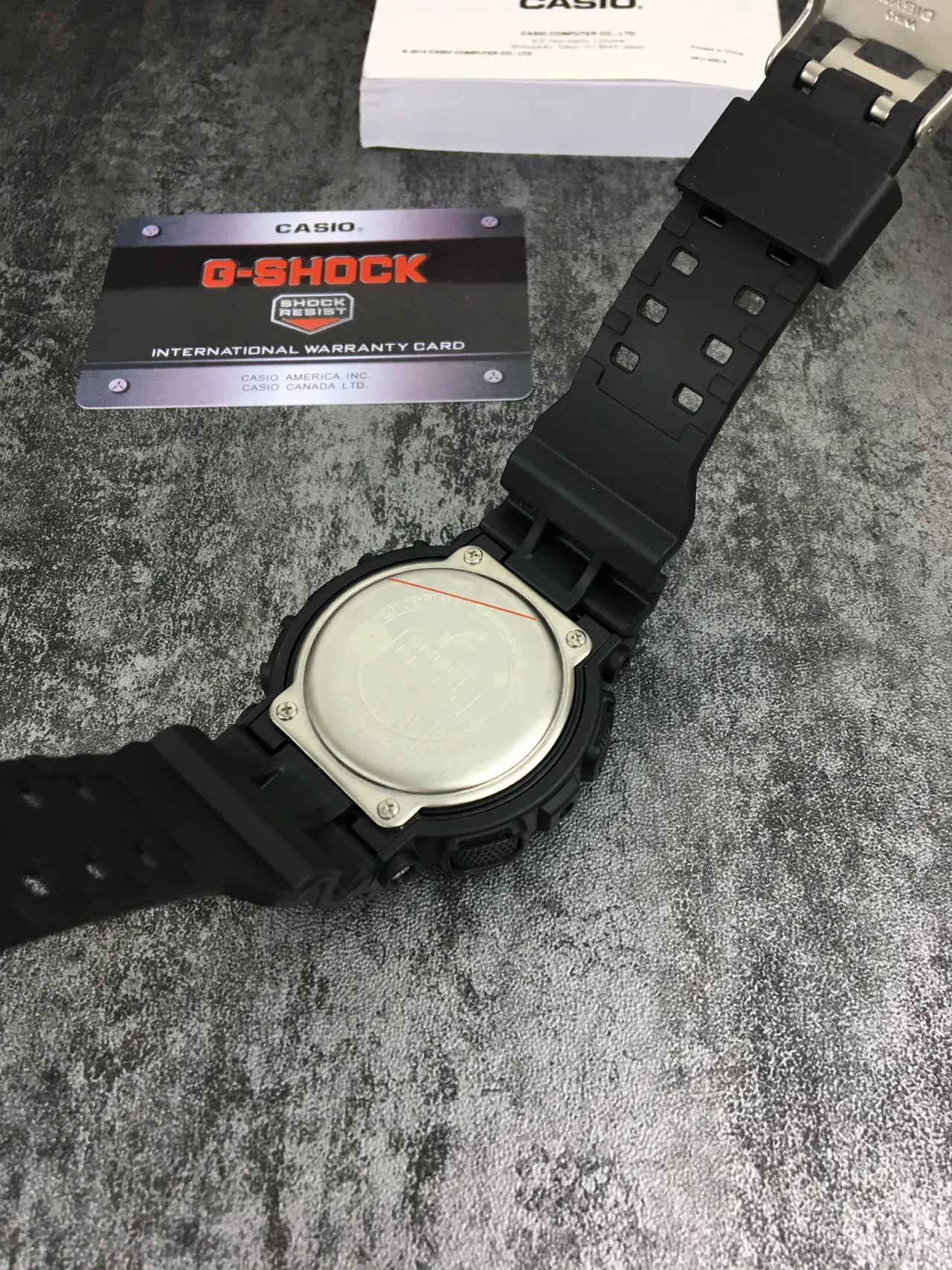 Casio G-Shock GA-100 Preto e Azul Camo Relógio Esportivo 3