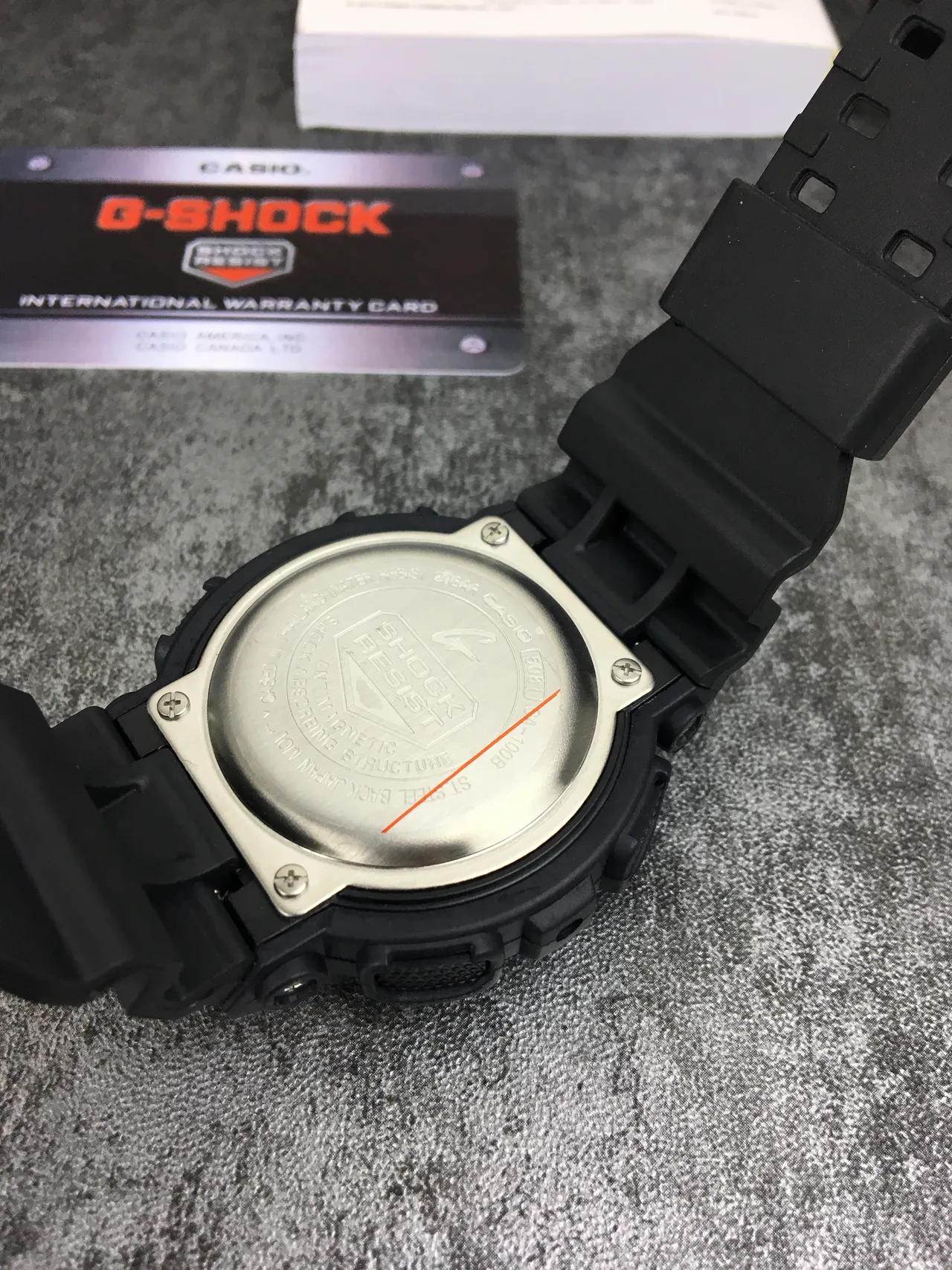 Casio G-Shock GA-100 Black Blue Matte Resin Construction Bold Analog-Digital Hybrid Face Watch 3