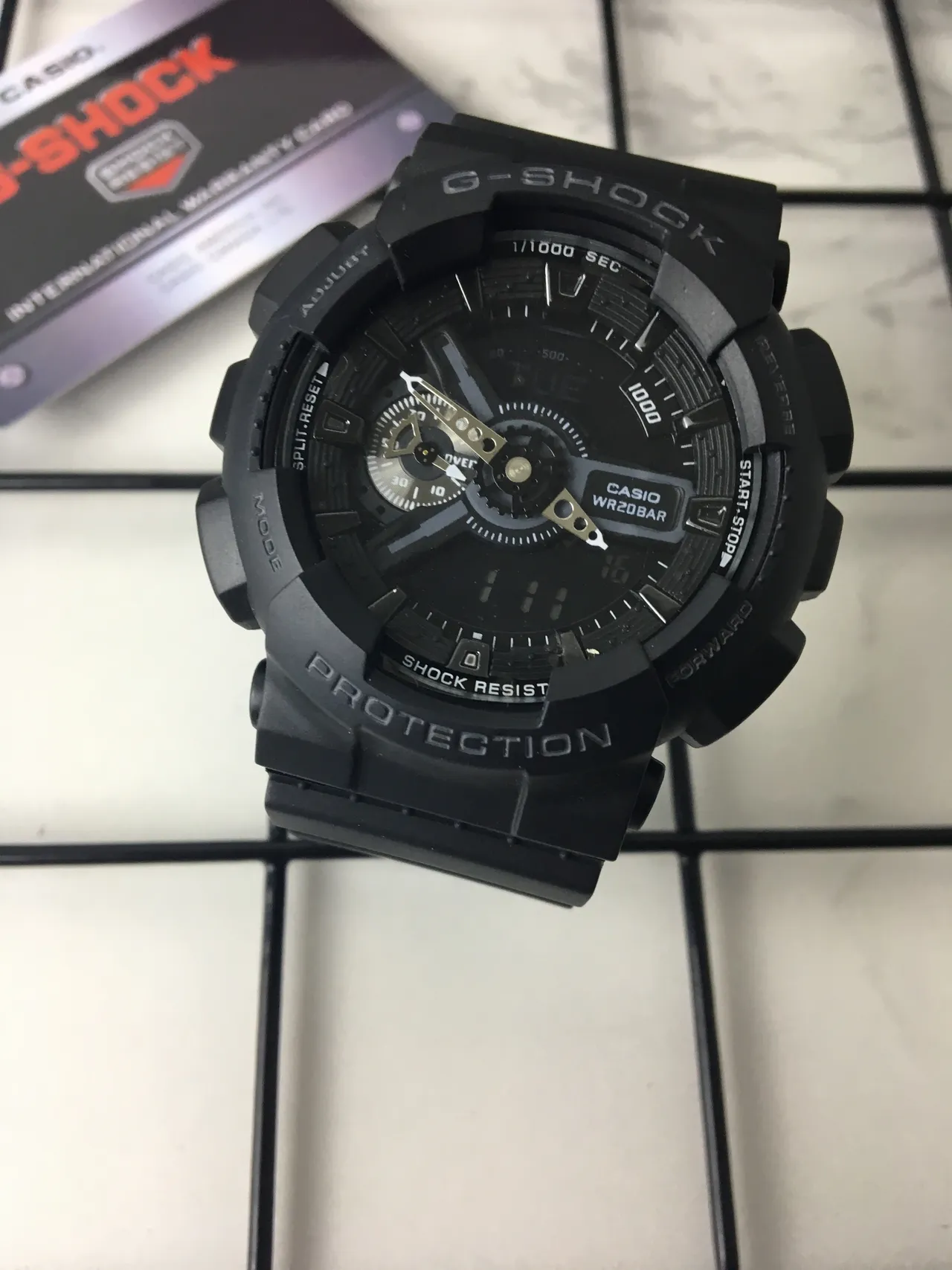 Casio G-Shock GA-100 Preto Fosco Relógio Esportivo 2