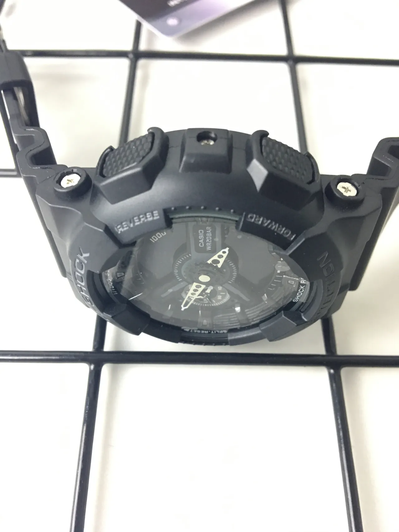 Casio G-Shock GA-100 Preto Fosco Relógio Esportivo 4