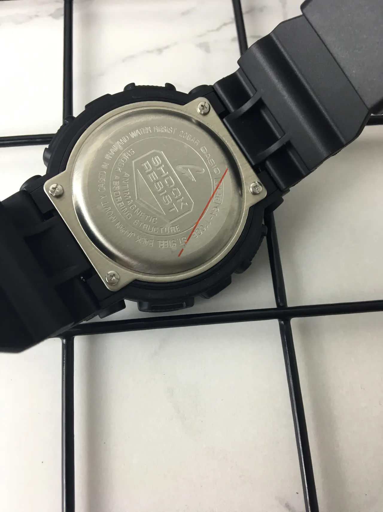 Casio G-Shock GA-100 Preto Fosco Relógio Esportivo 5