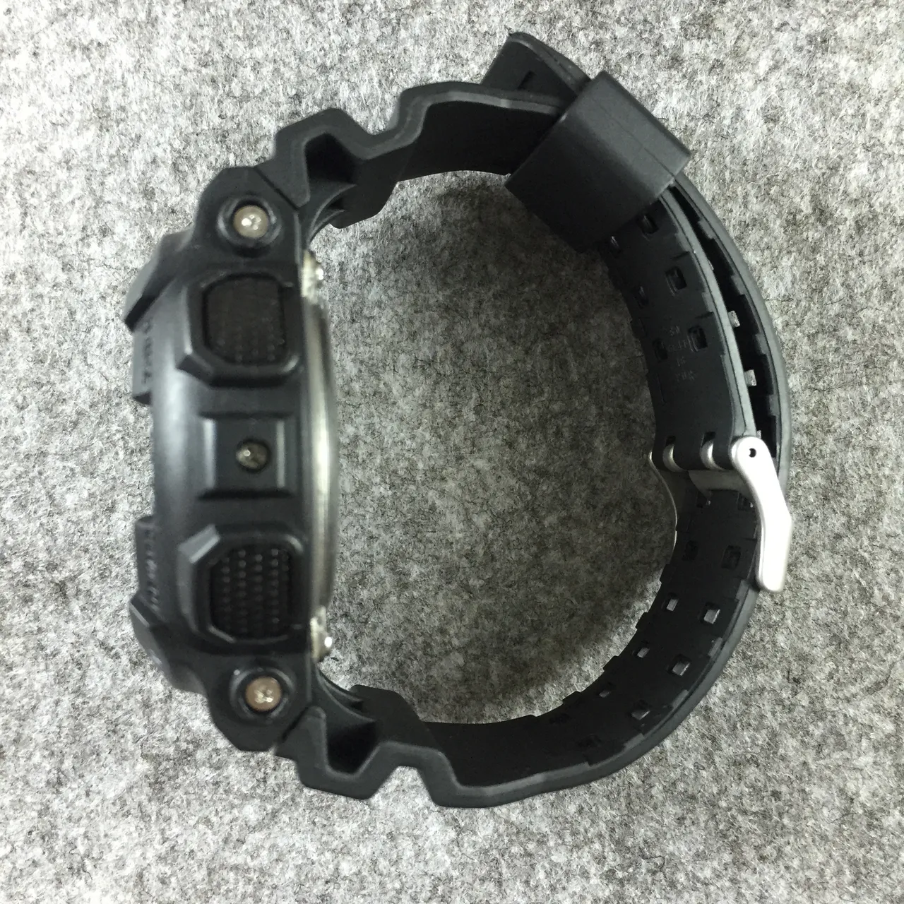 Casio G-Shock GA-100 Preto Fosco Relógio Esportivo 11