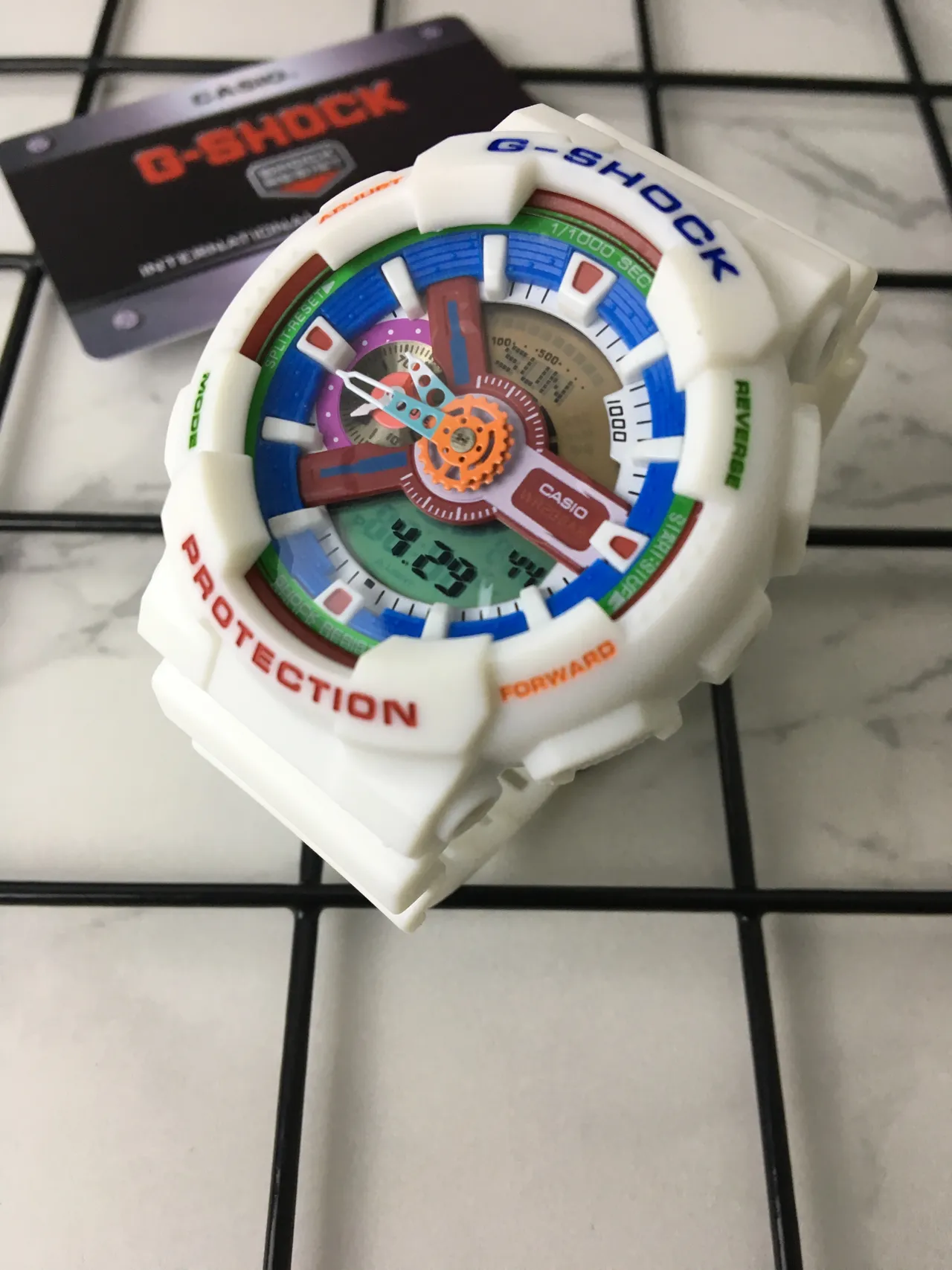Casio G-Shock GA-100 Multicolor Layered Dial Sports Watch 2