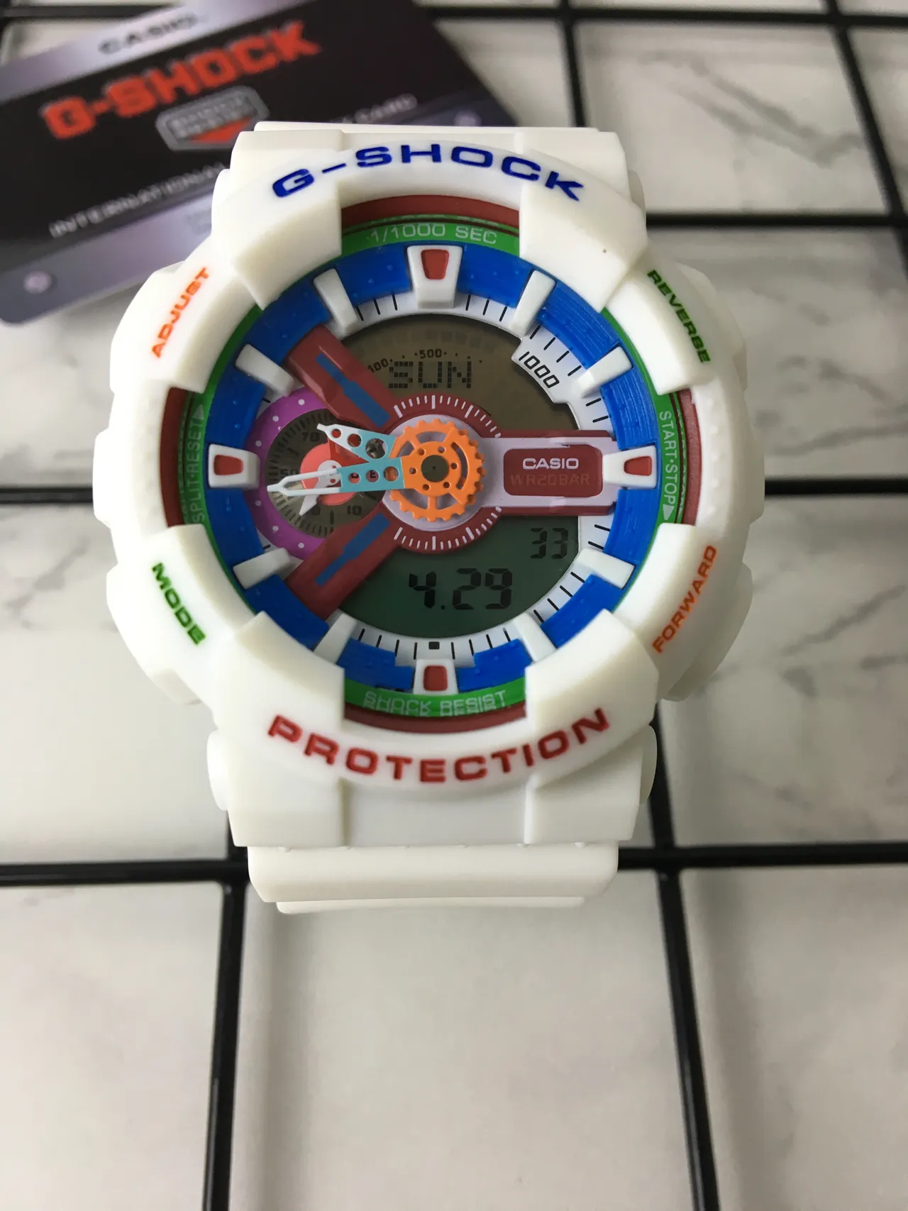Casio G-Shock GA-100 Multicolor Layered Dial Sports Watch 3