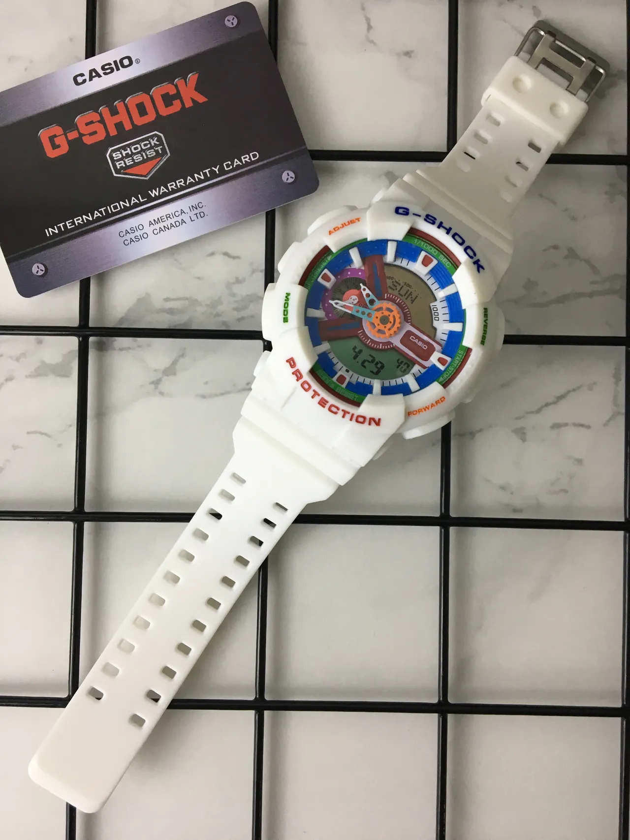 Casio G-Shock GA-100 Multicolor Layered Dial Sports Watch 7