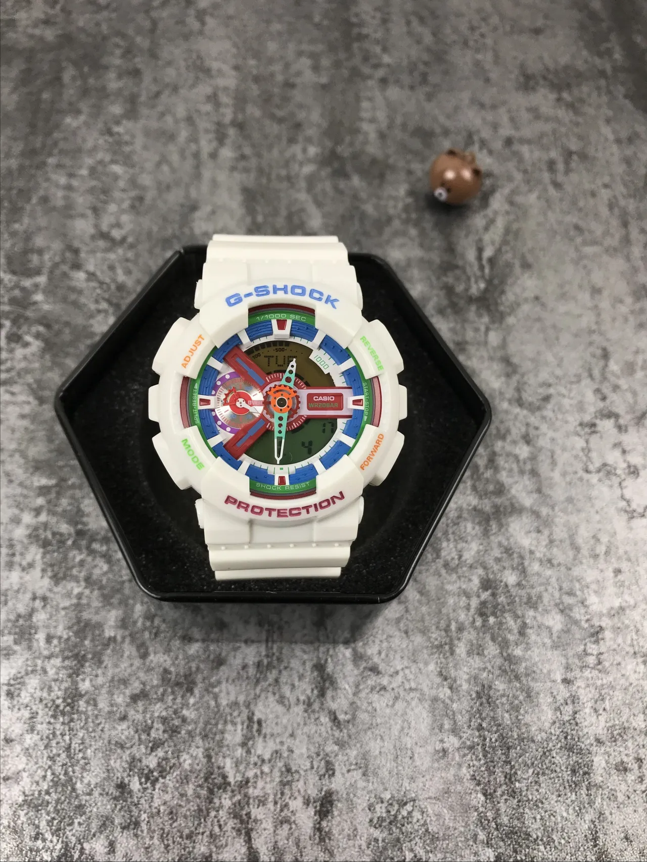 Casio G-Shock GA-100 Multicolor Layered Dial Sports Watch 12