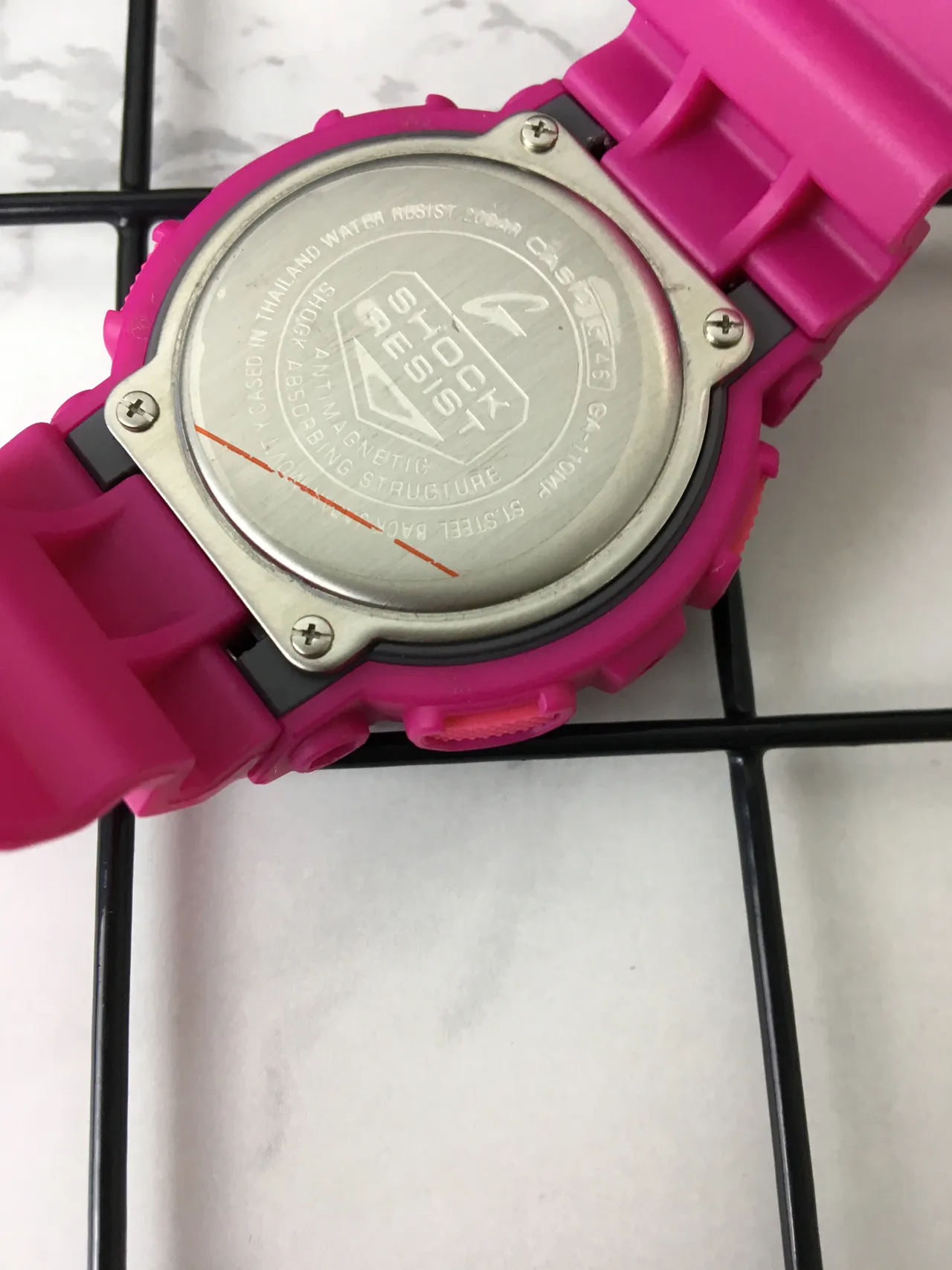 Casio G-Shock GA-100 Pink and Purple Sports Watch 5