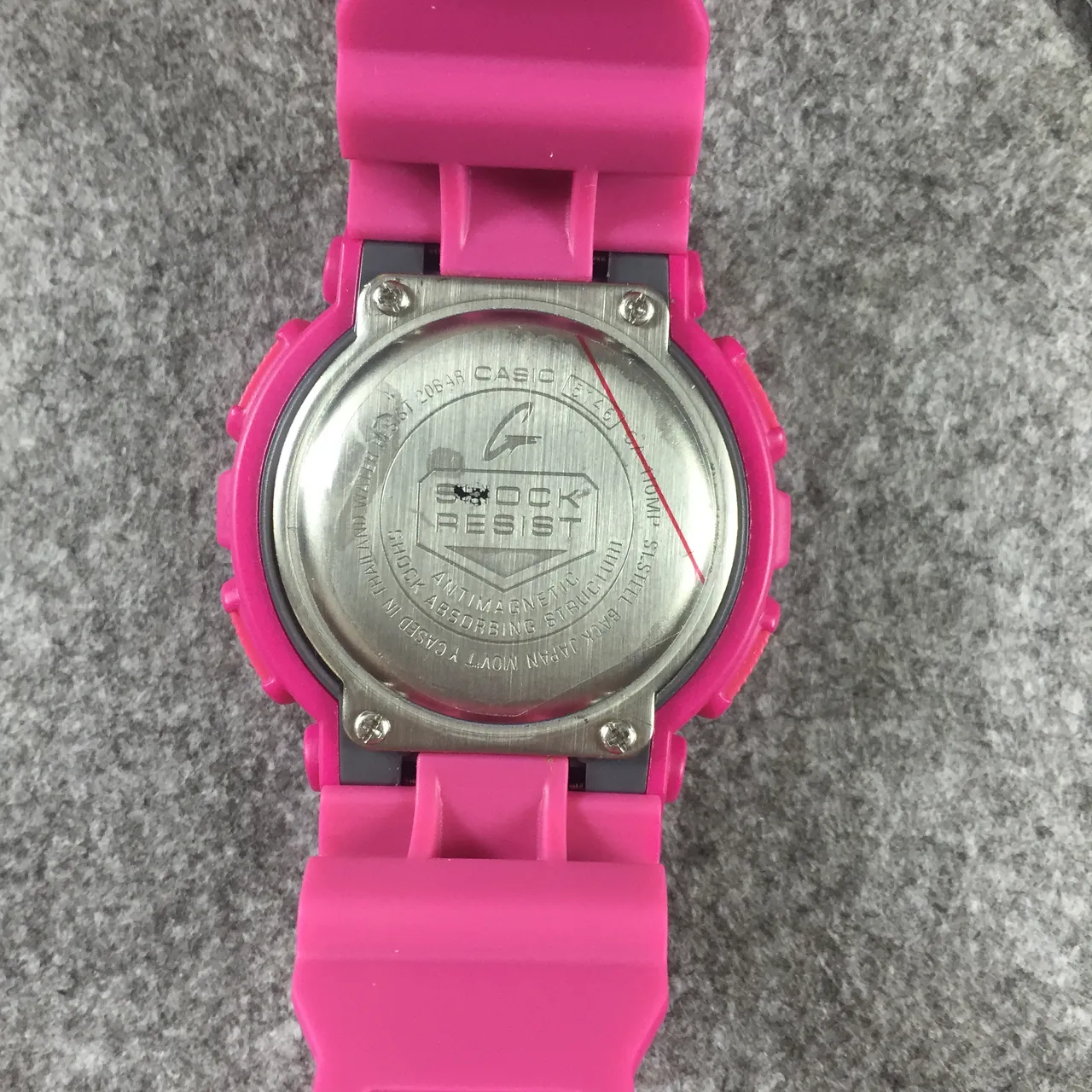 Casio G-Shock GA-100 Pink and Purple Sports Watch 8