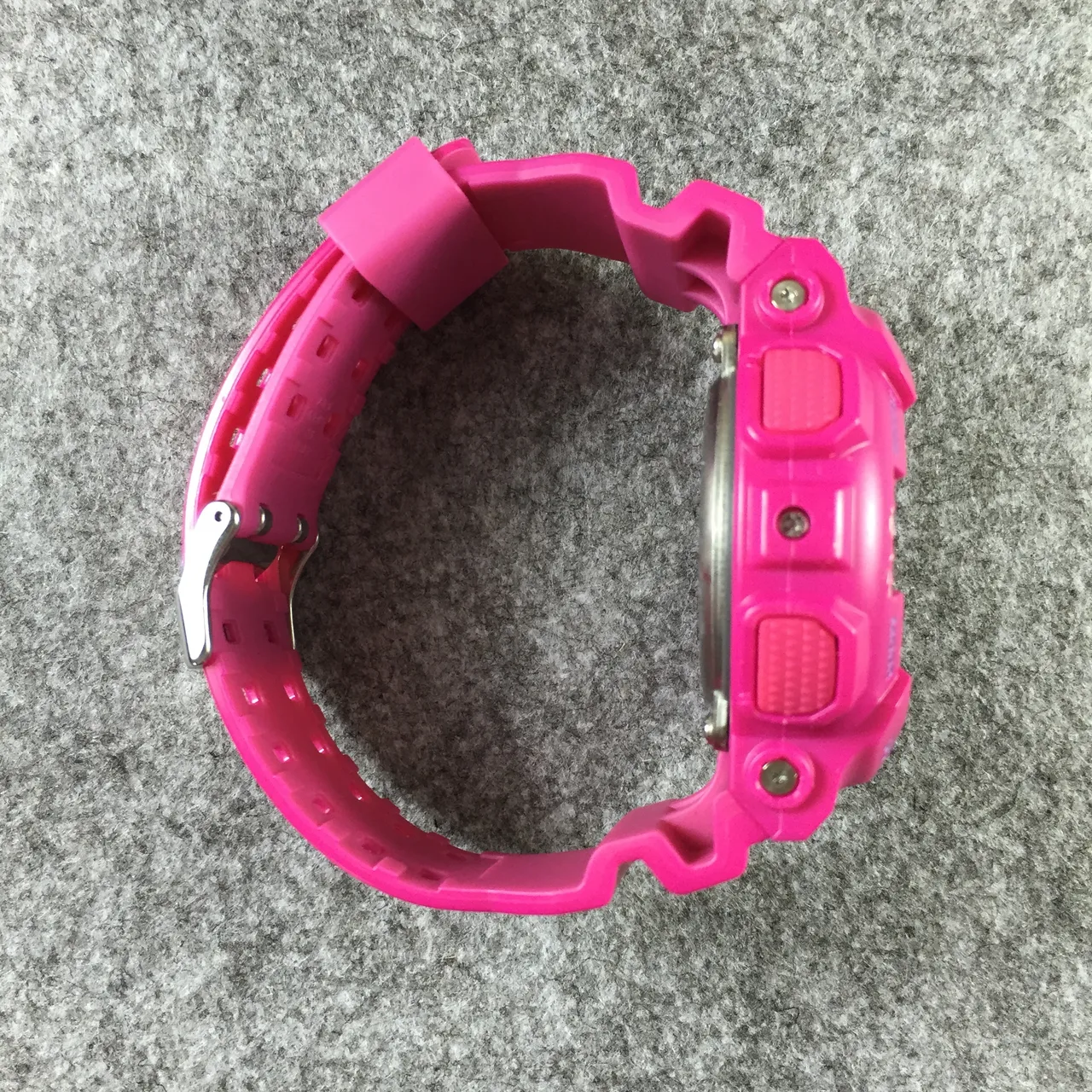 Casio G-Shock GA-100 Pink and Purple Sports Watch 10