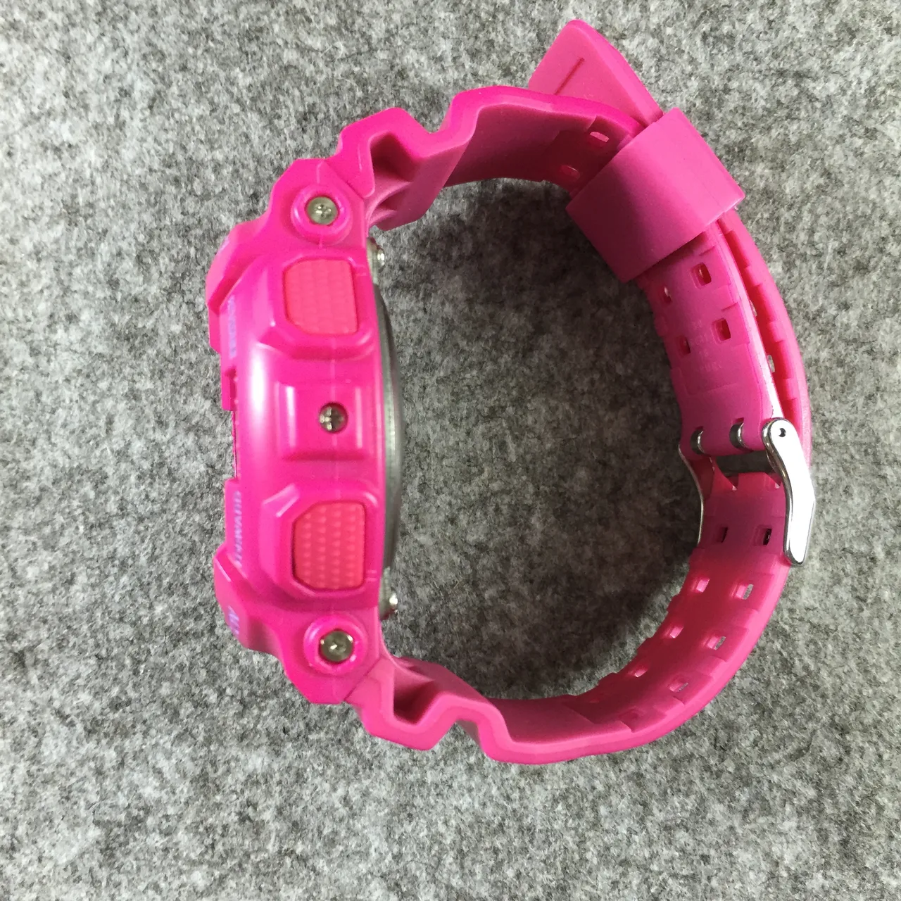 Casio G-Shock GA-100 Pink and Purple Sports Watch 11