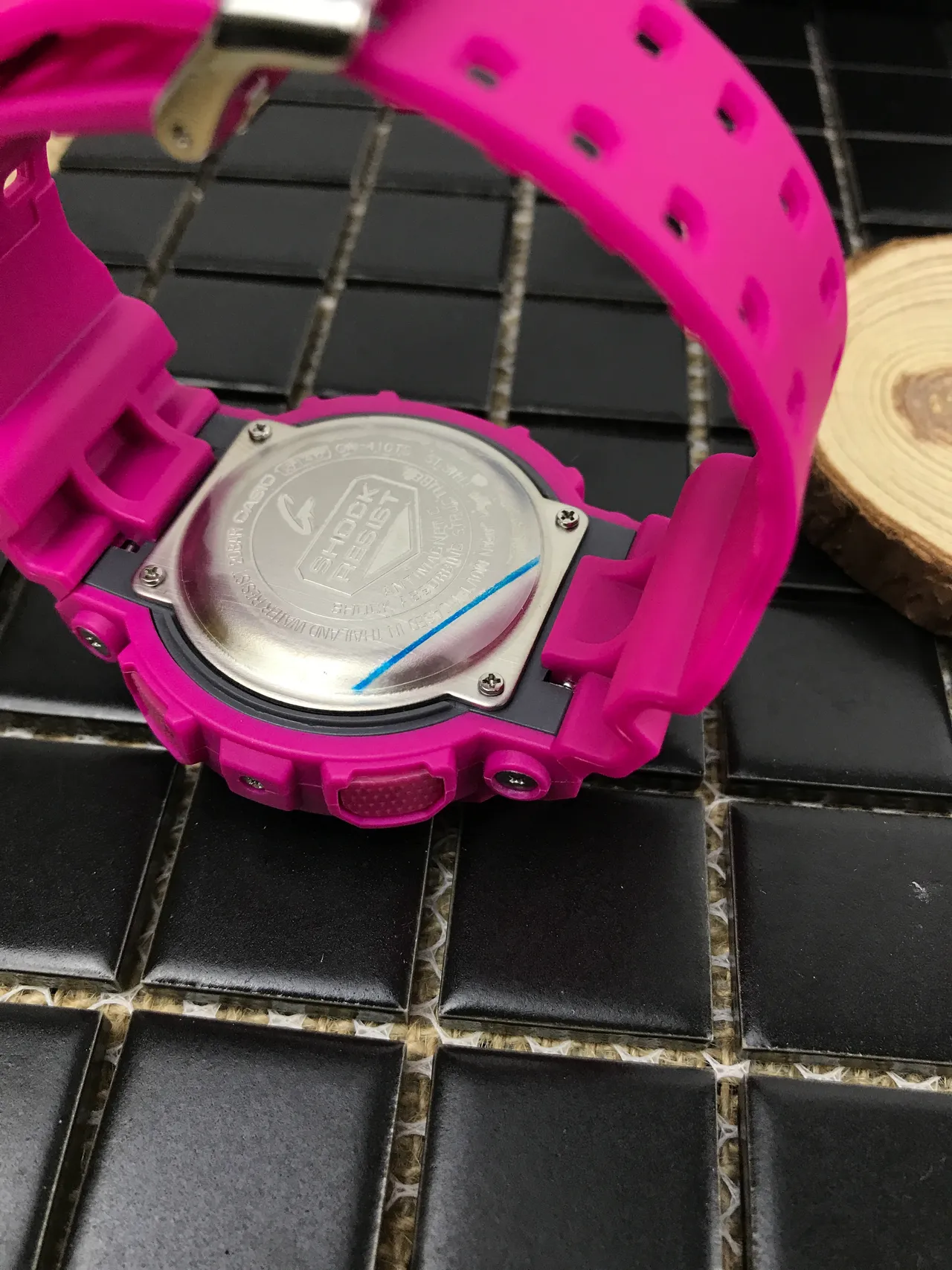 Casio G-Shock GA-100 Pink and Purple Sports Watch 15