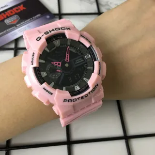 Casio G-Shock GA-100 Reloj Deportivo de Resina Rosa