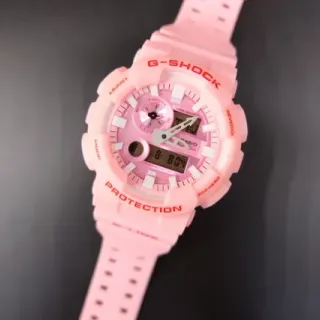 Casio G-Shock GA-100 Pink Resin Sports Watch