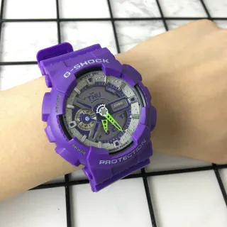 Casio G-Shock GA-100 বেগুনি খেলা ঘড়ি