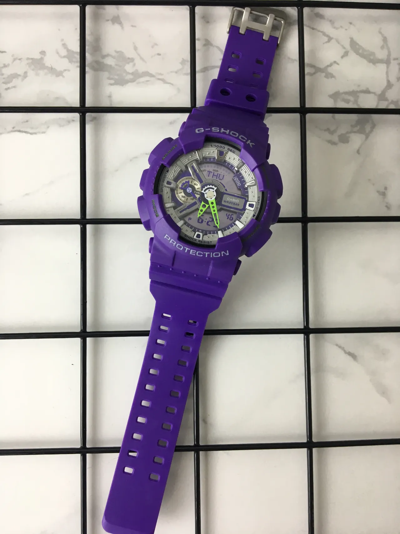 Casio G-Shock GA-100 Relógio Esportivo Roxo 6