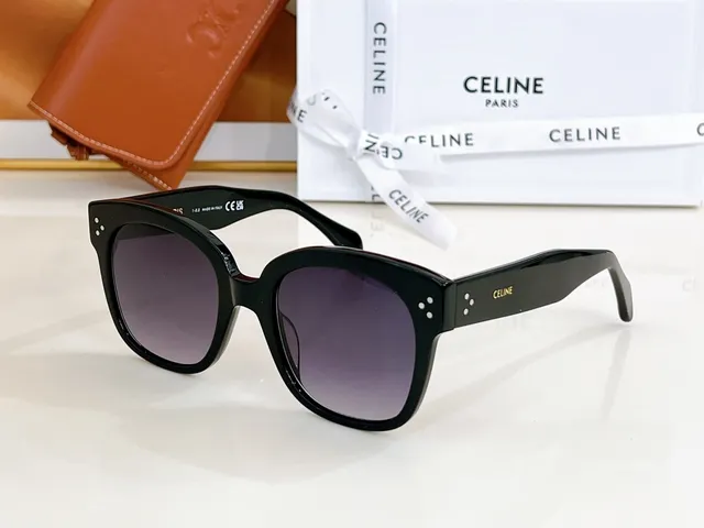 Celine Ava Tortoiseshell Oversized Square Sunglasses 6