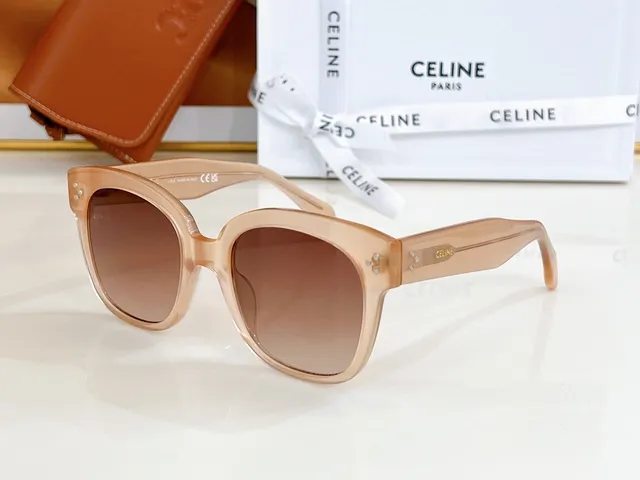 Celine Ava Tortoiseshell Oversized Square Sunglasses 8