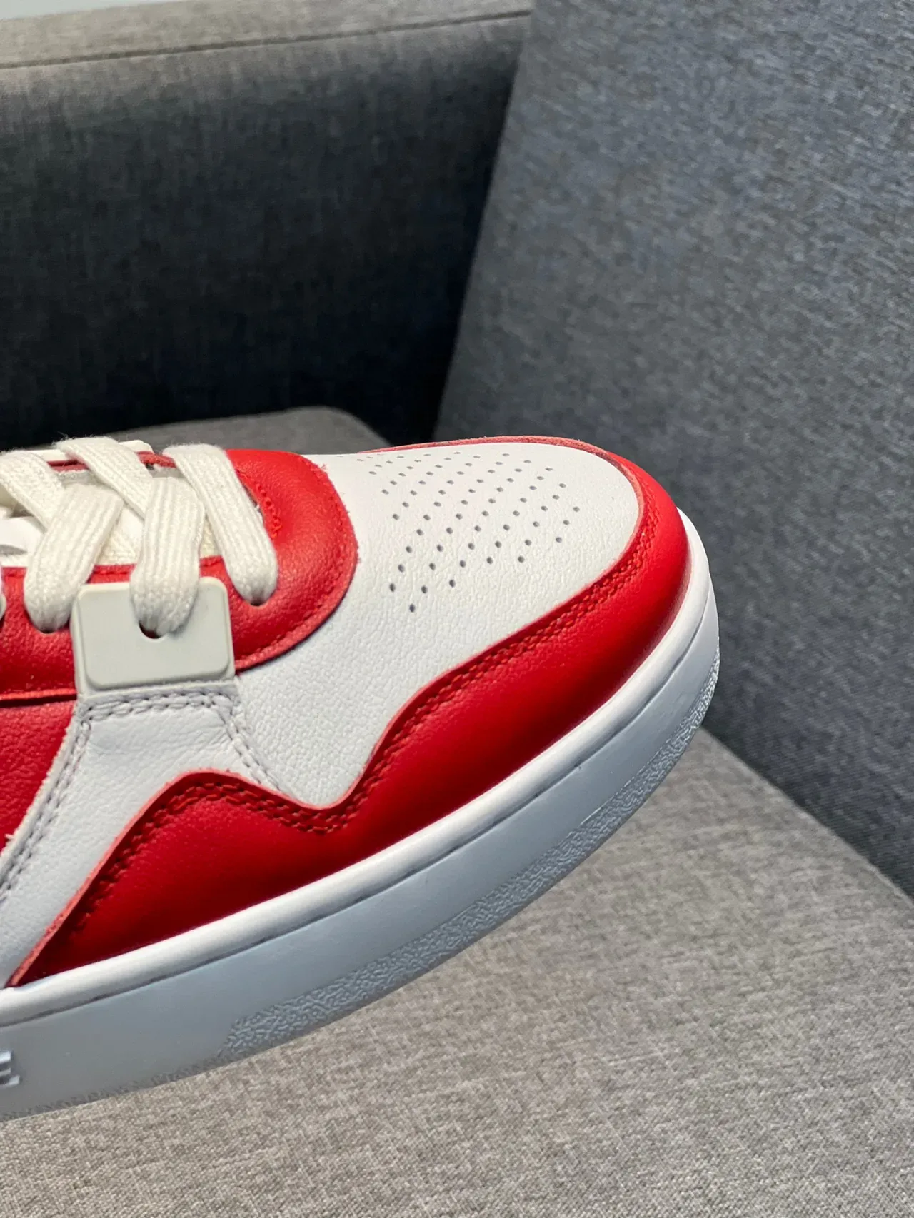 Celine CT-01 Red and White Lifestyle Sneakers 4