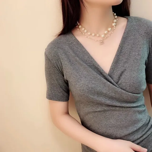 Chanel Pearl and Gold-Tone CC Logo Multi-Strand Necklace 5