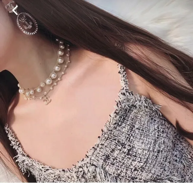 Chanel Pearl and Gold-Tone CC Logo Multi-Strand Necklace 7