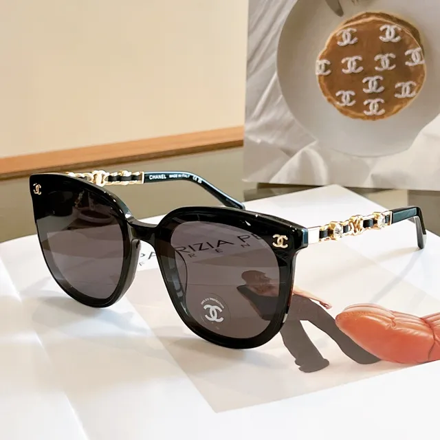 Chanel Trizia Cat-Eye Chain-Link Sunglasses 5
