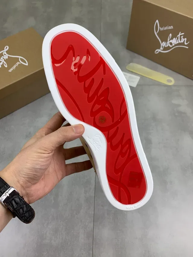 Christian Louboutin Beige Suede Slip-On Lifestyle Sneaker 2