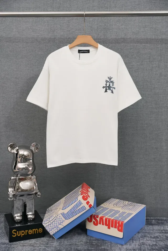 Chrome Hearts Double Cross Embroidered Black T-Shirt 2