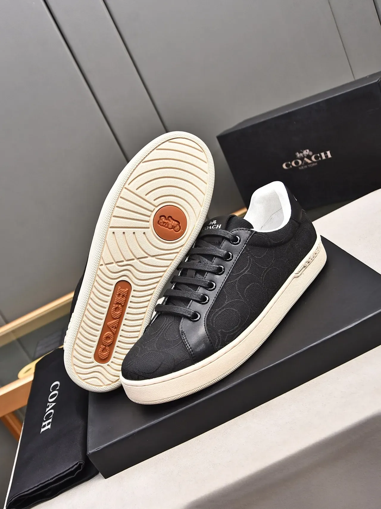 Coach Monogram Jacquard Low-Top Lifestyle Sneaker 4