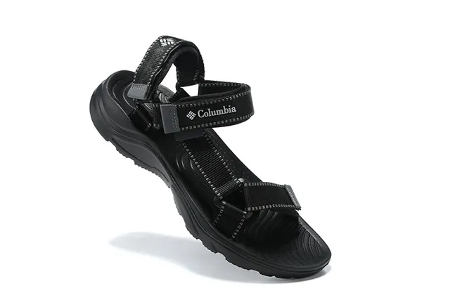 Columbia Black Adjustable Strap Casual Sandals 3