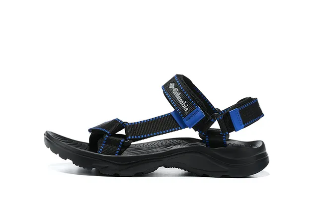Columbia Black Adjustable Strap Casual Sandals 8