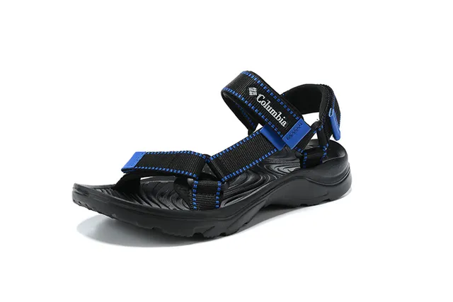 Columbia Black Adjustable Strap Casual Sandals 9