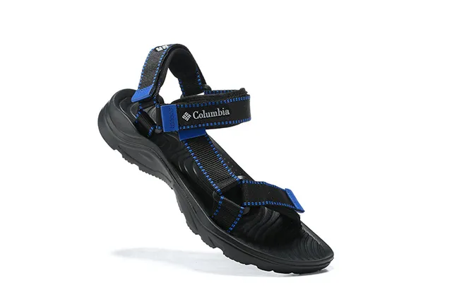 Columbia Black Adjustable Strap Casual Sandals 10