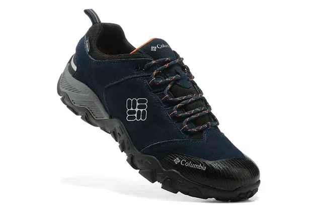 Columbia Gray Black Low-Cut Waterproof Sneakers 10