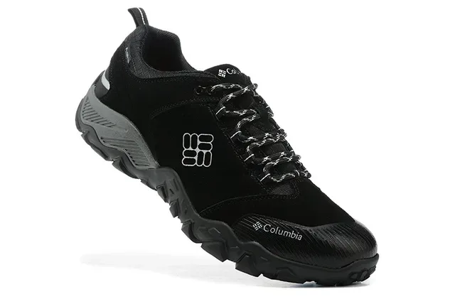 Columbia Gray Black Low-Cut Waterproof Sneakers 18