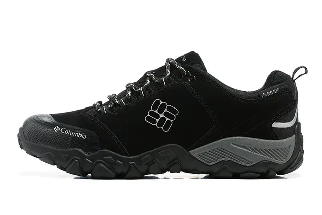 Columbia Gray Black Low-Cut Waterproof Sneakers 23