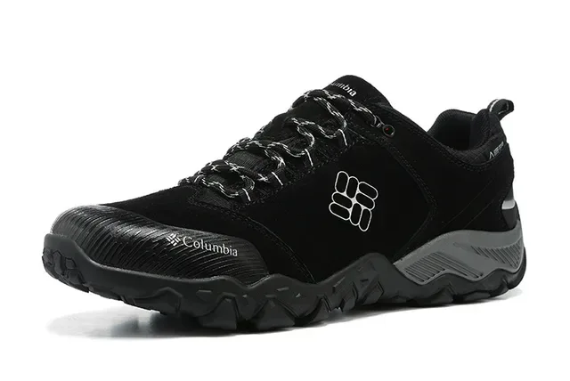 Columbia Gray Black Low-Cut Waterproof Sneakers 24