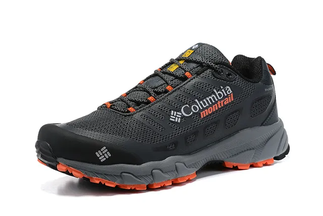 Columbia Montrail Bajada III Black Orange Trail Running Shoes 7