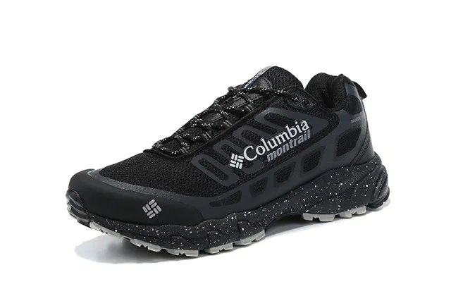 Columbia Montrail Bajada III Black Orange Trail Running Shoes 10