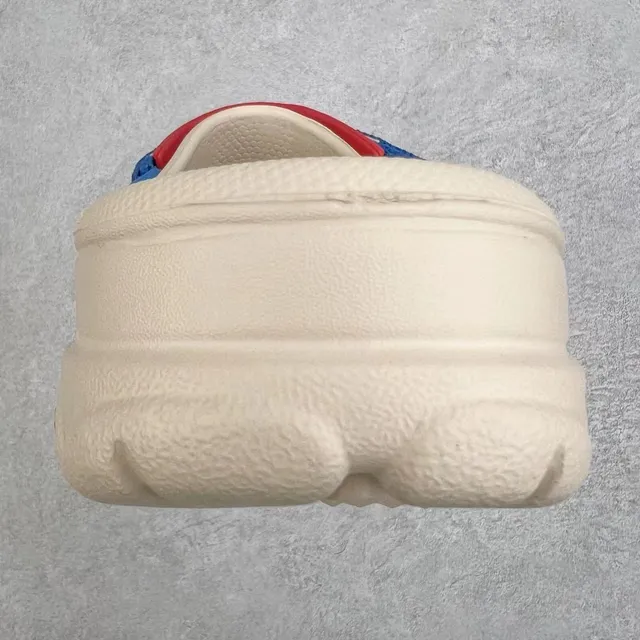 Crocs Echo Clog বেইজ নীল লাল ক্লগস 3