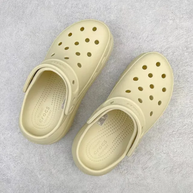Crocs Echo Clog Beige Platform Foam Clog 8