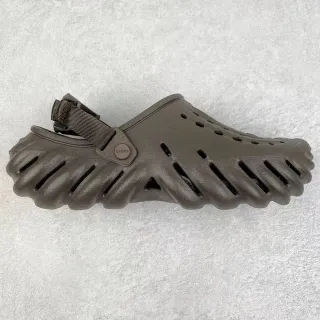 Crocs Echo Clog Brown Molded Foam Ventilated Clog