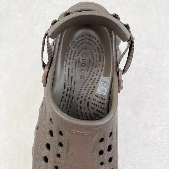 Crocs Echo Clog Brown Molded Foam Ventilated Clog 6