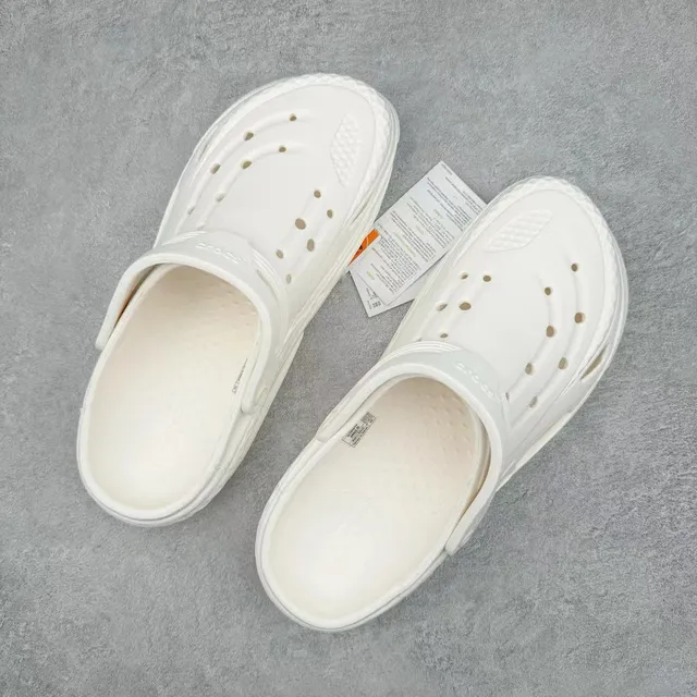 Crocs Echo Clog كلوج أبيض من الرغوة المصبوكة 3