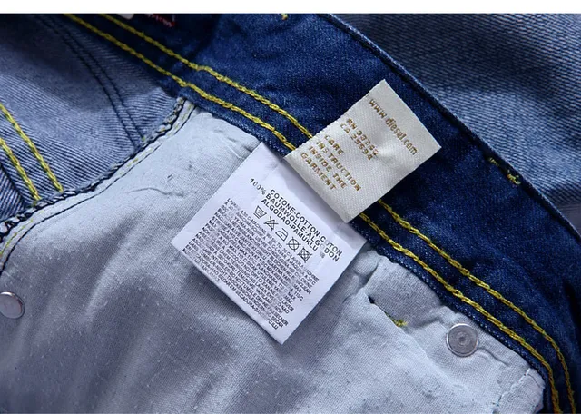Diesel Azul Marrom Lavado Médio Denim Desgastado Costura Superior Amarela Contraste Jeans 4