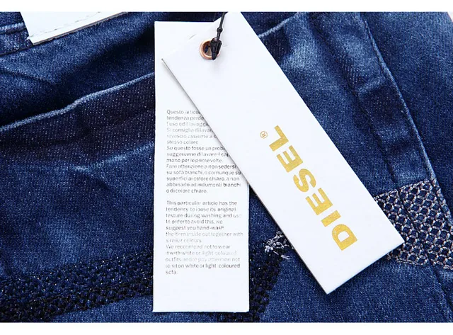 Diesel Distressed Medium-Wash Blue Denim Shorts 5