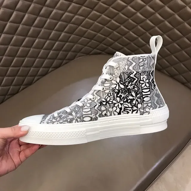 Dior B23 High-Top Monogram Print Lifestyle Sneakers 9
